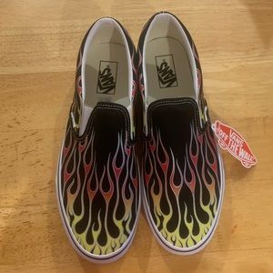 Vans Flame Slip-Ons (men’s 10.5)